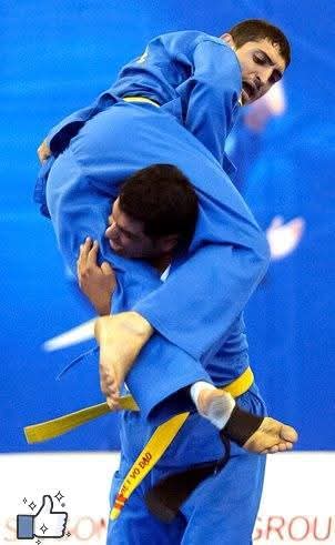 Competition action shot during tournament